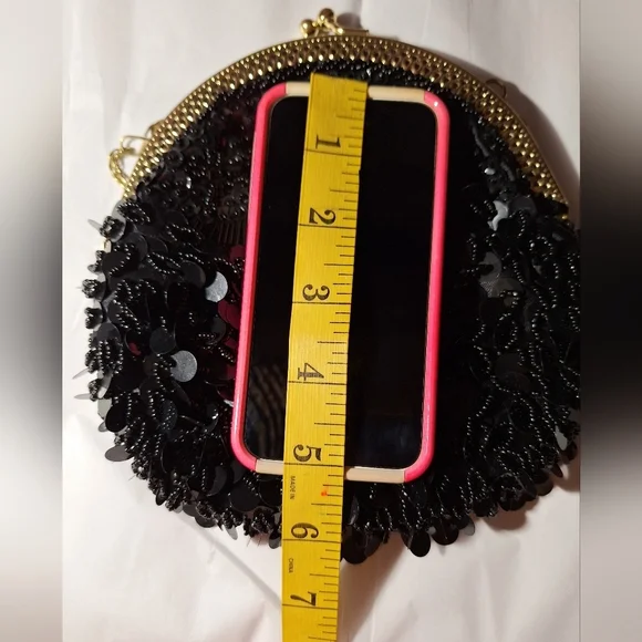 🟠 Vintage Beaded Cocktail Bag - Picture 7 of 15